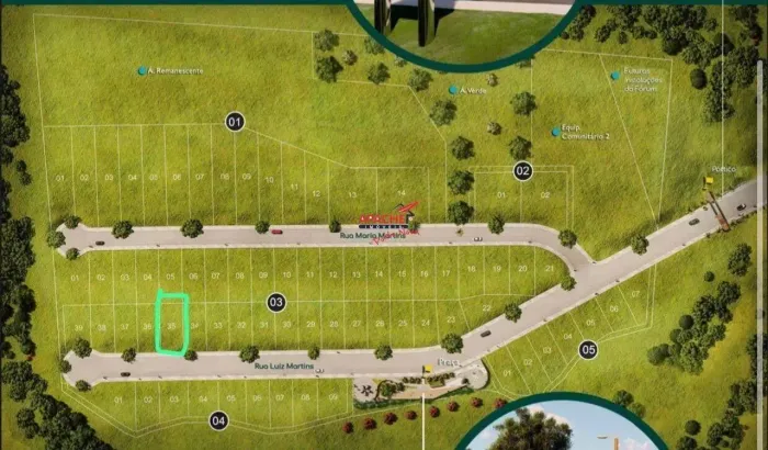 Lote Residencial em Ponte Nova (Paraíso)  300 m² de terreno, pronto para construir