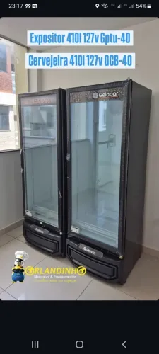 Expositor de Bebidas 410L 127V GPTU-40 Gelopar