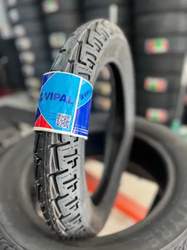 Pneu traseiro Biz 80/100/14 Vipal C/Camara (instalação grátis)
