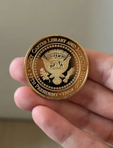 raro item do presidente jimmy carter dos estados unidos - coleção