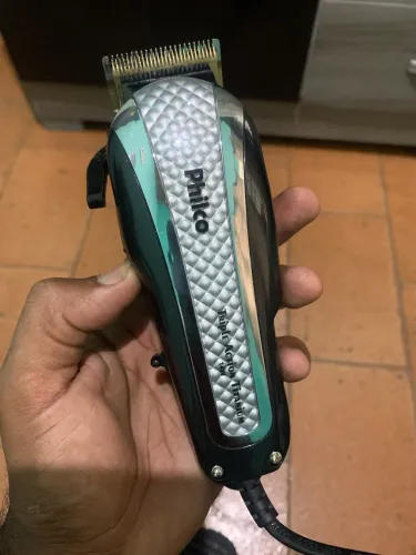 Máquina de cortar cabelo Philco Triple Action Titanuim
