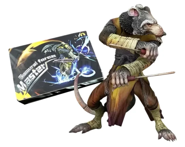 Mestre Splinter (the Master) + 4 Baby Turtles. Fury Toys. TMNT.