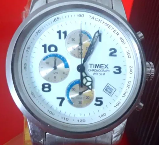 Timex Chrono WR50M Caixa SÓ HOJE!!