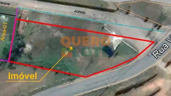 Barbada!! Vendo Lote/ terreno de frente 1.415 m² para a geral, Sertão de Imaruim Sao José 