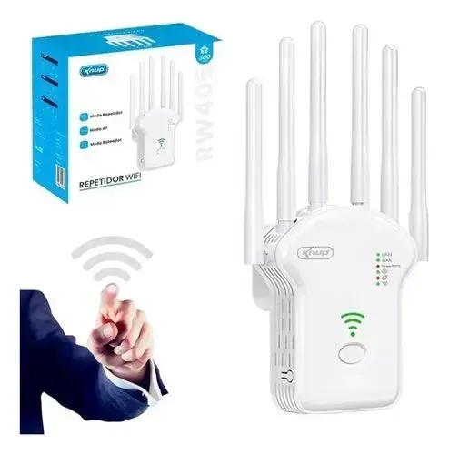 REPETIDOR DE SINAL WIFI 2.4GHZ REF.: KP-RW405<br>