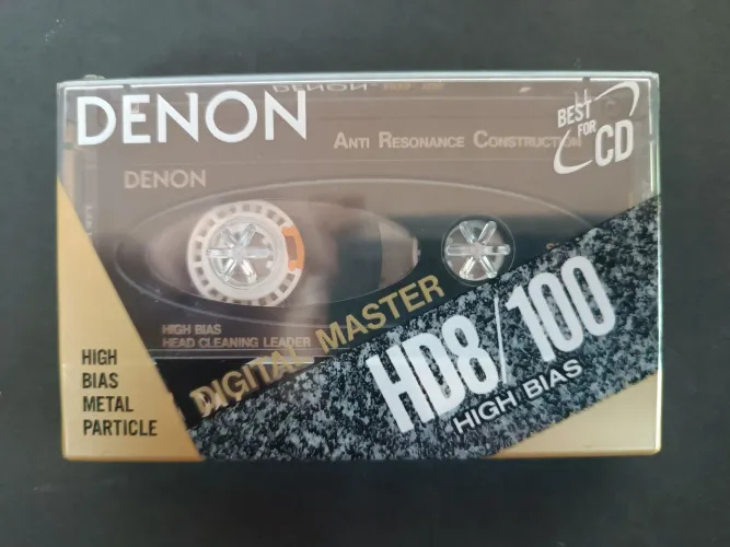 Fita K7 Denon HD8/100 - High Bias - Metal Particle