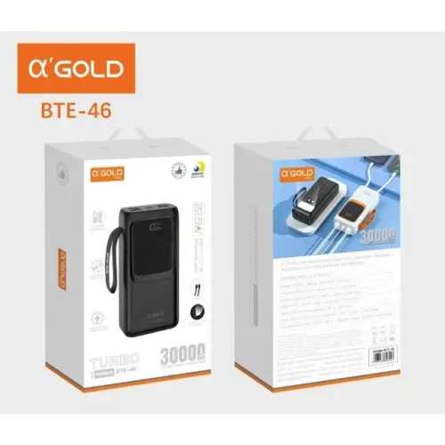[NOVO] Powerbank 50.000mah Turbo 22.5w Carregamento Ultra rápido preto