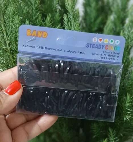 ELÁSTICO PARA CABELO PRETO