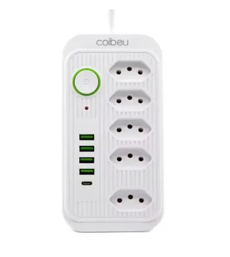 Extensão tomada,filtro de linha, regua usb,plug,tomadas de energia, 10A 5 metros