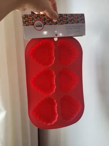 Forma Silicone Coração 