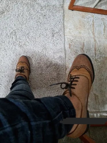 Sapato Oxford de couro LARANJA LIMA