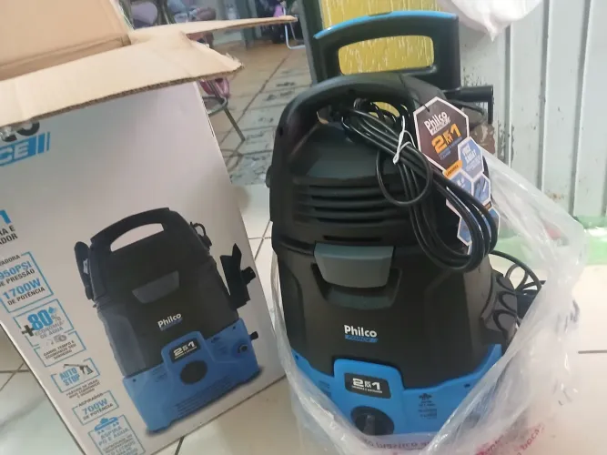 Lavadoura e Aspirador [Lava-jato super potente] Super em conta do valor que paguei,
