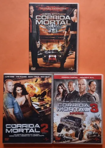 Dvd - Corrida Mortal - Trilogia