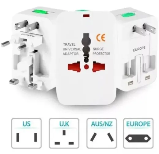 Adaptador de Tomada Universal para Viagem