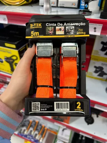 Cinta para Amarração de Carga 2 Unidades até 250kg