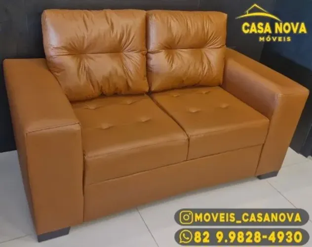Sofá 2 Lugares em Courino Casa Nova Móveis