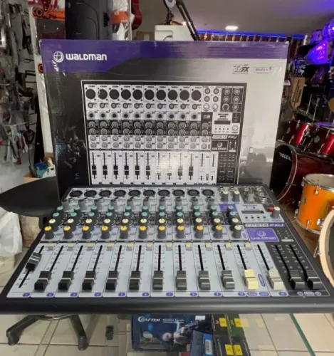 Mesa De Som Profissional 14 Canais Bluetooth Cps-14 Waldman