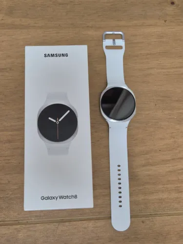 Smartwatch Samsung Galaxy Watch8 44mm Branco 32GB Bluetooth