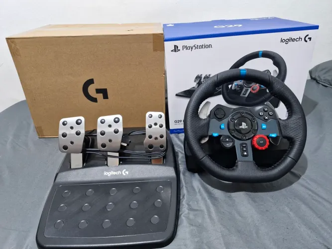 Volante e Pedal Gamer G29 Driving Force