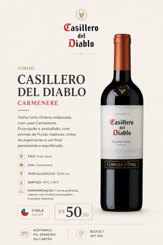 Vinhos Casillero del Diablo, Retire hoje