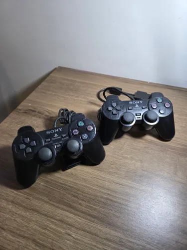 2 controles PS2 ORIGINAIS