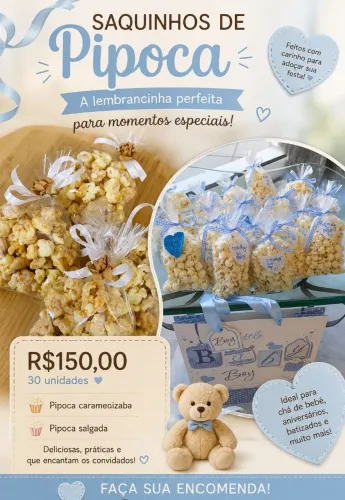 Pipoca Lembrancinhas Festa