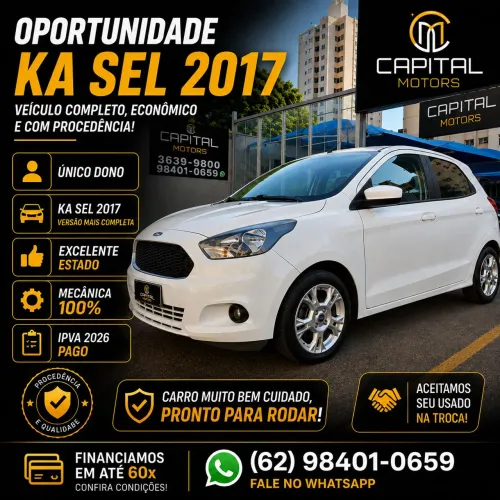 Ford KA 1.0 SEL Tivct Flex 5P 2017