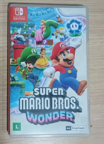 Mario bros wonder switch game troco ou vendo