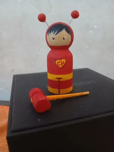Boneco Peg Doll - Chapolin Colorado