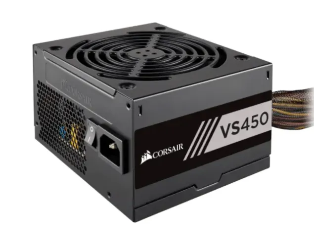 Fonte Corsair VS450 ATX, 450W, 80 Plus White, PFC, Com Cabo e Caixa Original