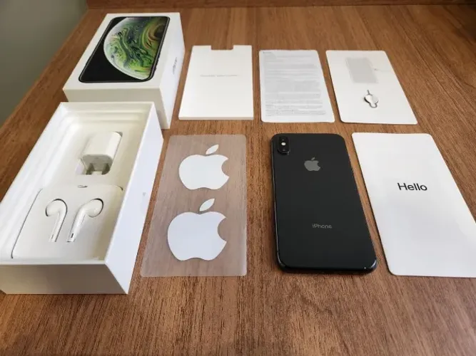 Iphone XS 256 GB na caixa com acessórios Nunca Aberto Cinza Espacial