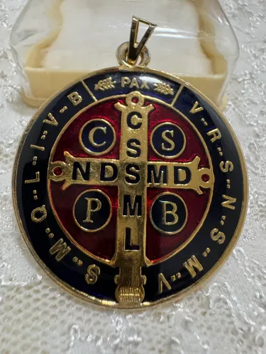 PINGENTE/MEDALHÃO COMEMORATIVO COMPRADO EM ROMA/VATICANO