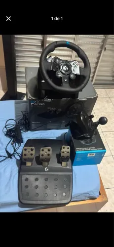 Volante Logitech G923 + Câmbio XBOx/PC Zerado