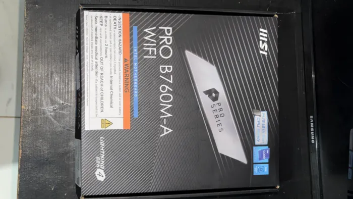 Meu B760 Pro Wi-Fi DDR5 Zerada