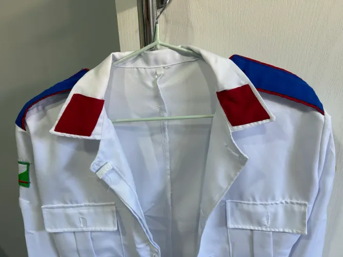 Túnica Branca Feminina Colégio Militar Estadual de Roraima 