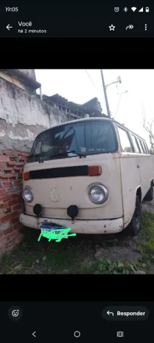 Volkswagen Kombi Standard/ Luxo/ Serie Prata 1989