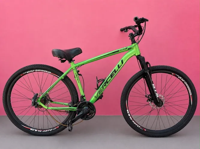 Bicileta aro 29 roda aero com marcha