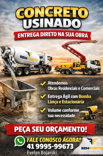 Concreto usinado 