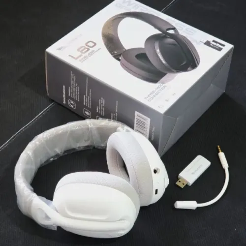 Headset Gamer Smailwolf L80 Branco - Triple-Mode e Som Surround (Novo, na Caixa)