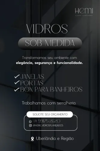 VIDROS SOB MEDIDA