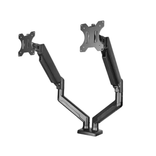 Suporte Articulado De Mesa 2 Monitores de 17" a 32" Preto-Loja Fs informática