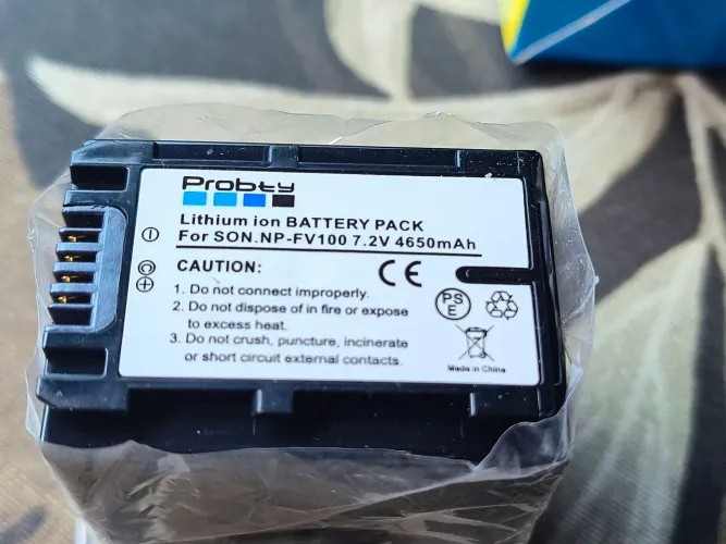 Bateria Probty Fv100 4650 Mah Fh100 Hdr Next DVR Xr350 Nx30 Mx50 Xr150 Xr550 Frete Grátis 