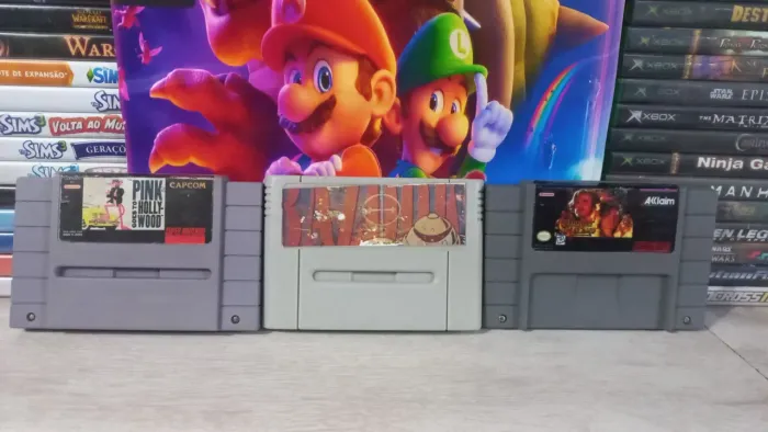 Lote cartuchos Super Nintendo