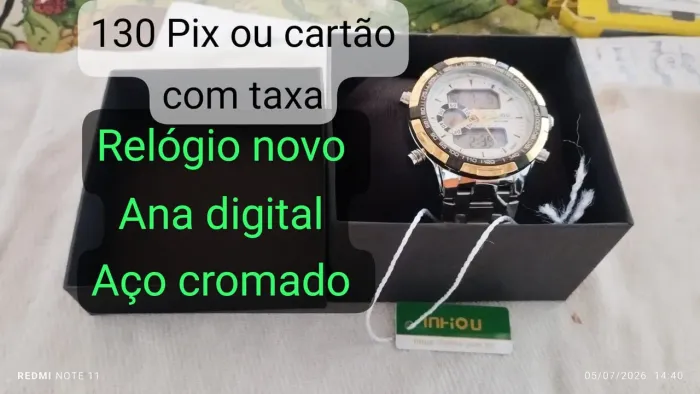 RELÓGIO EM AÇO ANADIGI