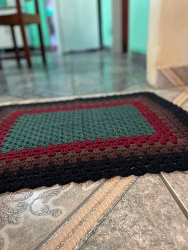 Tapetes de crochê 