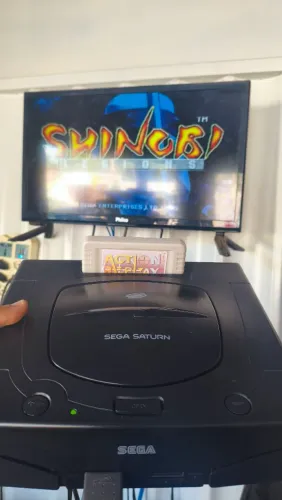 Sega Saturno Tectoy original botão rendendo revisado funcionando perfeitamente