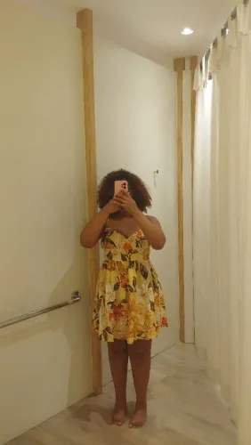 Vestido curto Farm ararajuba