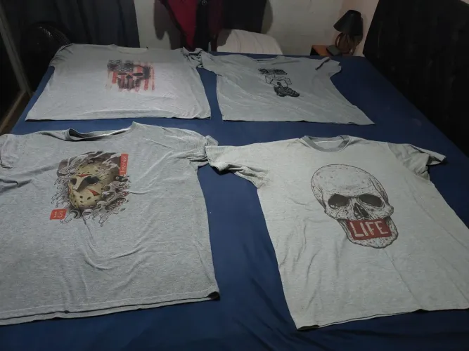 Camisetas masculina g4 usadas 18 unidades