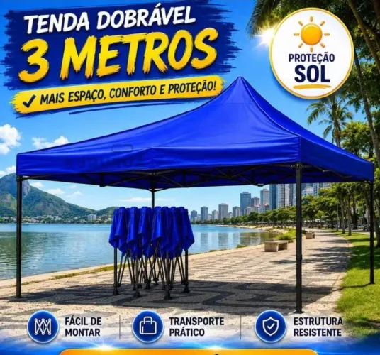 Tenda 3x3 gazebo articulada