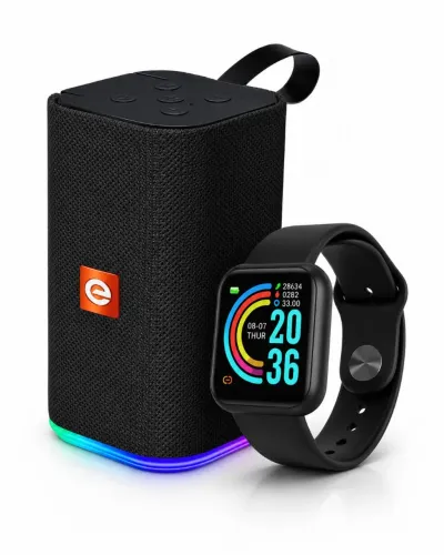 CAIXA DE SOM BLUETOOTH e Smartwatch Relógio inteligente 
